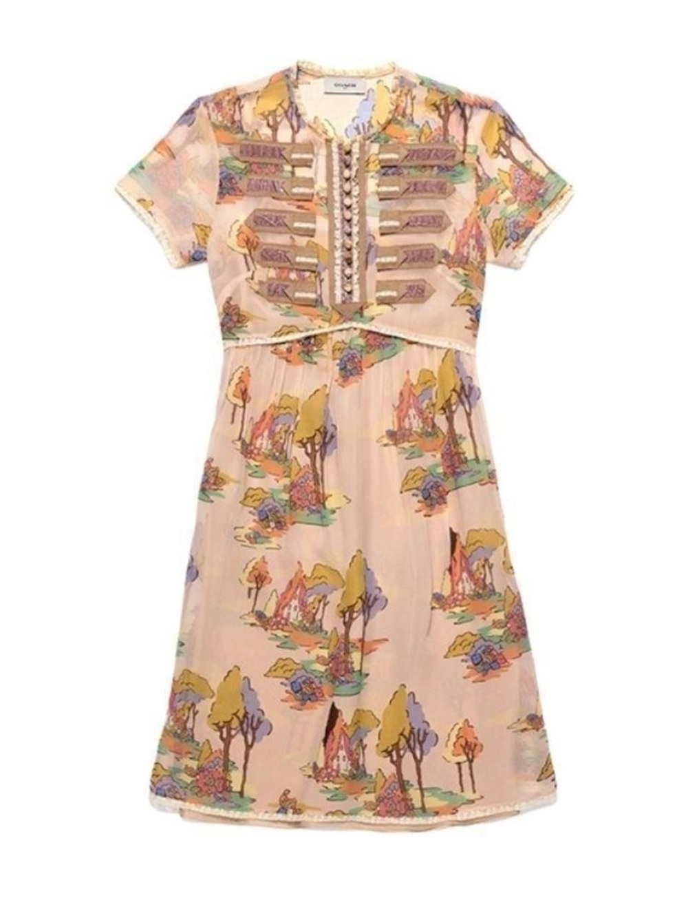 COACH X DISNEY Spooky Cottage Military Dress